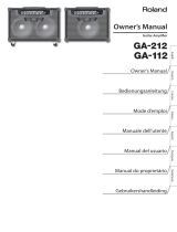 Roland GA-212 Benutzerhandbuch