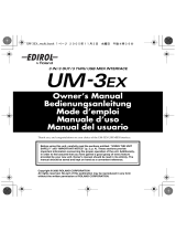 Edirol UM-3EX Bedienungsanleitung