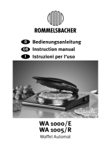 Rommelsbacher WA1000E Bedienungsanleitung