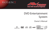 Rosen Entertainment Systems AV7000 Benutzerhandbuch