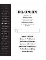 Rotel RQ-970BX Benutzerhandbuch