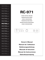 Rotel RC-971 Benutzerhandbuch