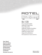 Rotel RA1520 Benutzerhandbuch