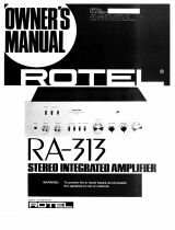 Rotel RA-313 Bedienungsanleitung