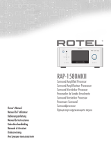 Rotel RAP-1580MKII Benutzerhandbuch