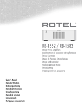 Rotel RB-1552 Benutzerhandbuch