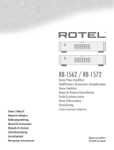 Rotel RB-1572 Bedienungsanleitung