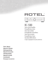 Rotel RC-1580 V2 Benutzerhandbuch