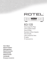 Rotel RCD-1520 V2 Benutzerhandbuch