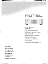 Rotel RMB-1512 Benutzerhandbuch