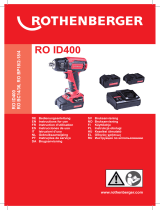 Rothenberger Impact drive RO ID400 Benutzerhandbuch