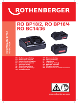 Rothenberger Battery charger RO BC14/36 Benutzerhandbuch