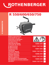 Rothenberger Drain cleaning machine R600 Benutzerhandbuch