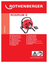 Rothenberger Drum machine RODRUM S Benutzerhandbuch