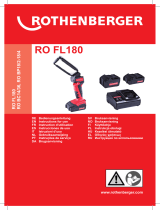 Rothenberger LED lamp RO FL180 Benutzerhandbuch