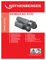 Rothenberger Press machine ROMAX AC ECO Basic unit Benutzerhandbuch
