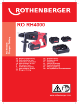Rothenberger Rotary hammer RO RH4000 Benutzerhandbuch