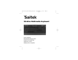 Saitek Slimline Multimedia Keyboard Bedienungsanleitung