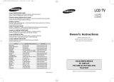 Samsung LE26R3 Benutzerhandbuch