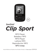 SanDisk Clip Sport 16GB Benutzerhandbuch