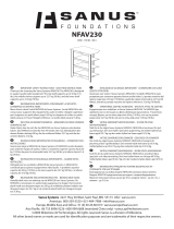 Sanus Sanus Natural AV Foundations NFAV230 Benutzerhandbuch