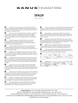 Sanus Systems STEEL FURNITURE FOUR SHELF AV STAND-SFA29 Benutzerhandbuch