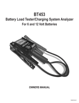 Schumacher BT453 Battery Load Tester/Charging System Analyzer Bedienungsanleitung