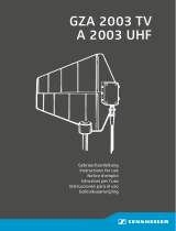 Sennheiser A 2003-UHF Benutzerhandbuch