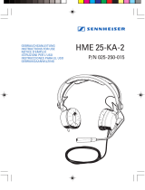 Sennheiser HME 25-KA-2 Benutzerhandbuch
