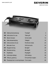 SEVERIN KG2388 GRIL DE TABLE NOIR 2400W TEP Bedienungsanleitung