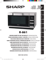 Sharp 900W Combination Flatbed Microwave R861 Benutzerhandbuch