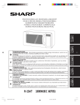 Sharp R15AT Horeca Pro Bedienungsanleitung