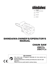 Shindaiwa 280TS Benutzerhandbuch