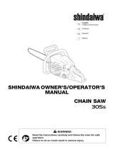Shindaiwa 305S Benutzerhandbuch