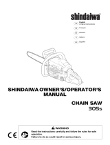 Shindaiwa 305S Benutzerhandbuch