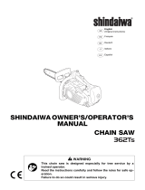 Shindaiwa 362TS Benutzerhandbuch