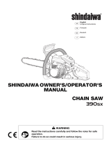 Shindaiwa 390SX Benutzerhandbuch