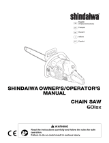 Shindaiwa 601SX Benutzerhandbuch
