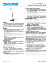 Shure MX412D/C Tisch-Kondensatormikrofon Benutzerhandbuch