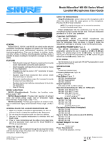 Shure Microphone MX100 Benutzerhandbuch