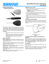 Shure Microflex MX391 Series Benutzerhandbuch