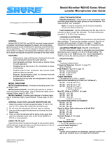 Shure MX100 Benutzerhandbuch