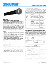 Shure SM 58 Mikrofon Dreier Bundle Benutzerhandbuch