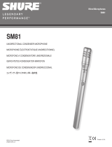 Shure SM81-LC Benutzerhandbuch