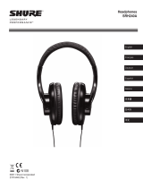 Shure SRH240A Professional Studio Headphones Benutzerhandbuch