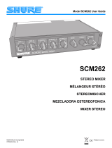 Shure Stereo Equalizer SCM262 Benutzerhandbuch