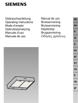 Siemens Built-under cooker hood Bedienungsanleitung