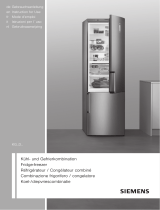 Siemens Free-standing fridge-freezer Benutzerhandbuch