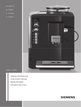 Siemens Fully Automatic Espresso Maker (FAE) Benutzerhandbuch