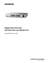 Siemens SISTORE AX4 Lite 250/100 V2.0 Benutzerhandbuch
